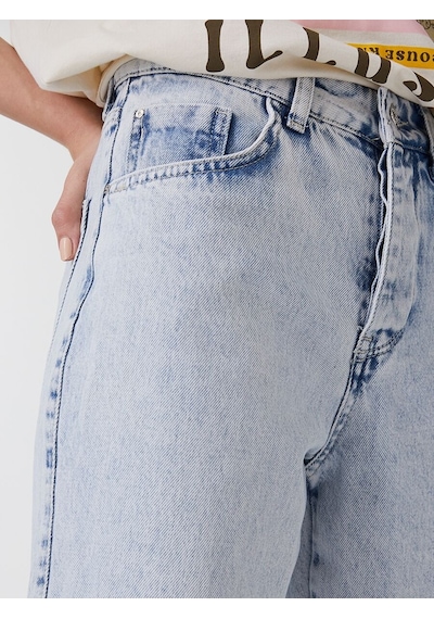 LOFT Wide Leg Regular Fit Kadın Pantolon Lf2031250 Q1.v1 Denim