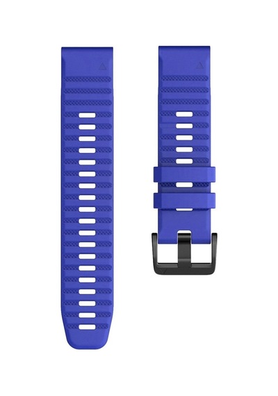 Caseonn Garmin Fenix 5x Kordon Quickfit Premium Spor Kayış Saks Mavi
