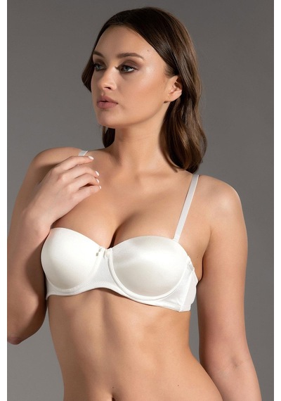 Kadın Basic Straplez Desteksiz Sütyen New Bra 7050-ekru Ekru