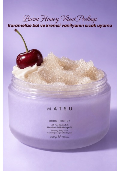 Burnt Honey Yumuşatıcı Bal & Vanilya Vücut Peelingi 300 Gr