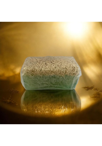 Miglow Doğal Kabak Lifli Aloe Vera Sabunu, Masaj Etkili, Bitkisel Özler İçeren, 120gr