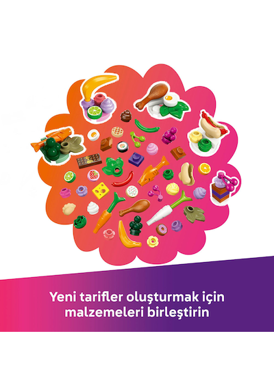 LEGO® Friends Restoran ve Aşçılık Okulu 42655 - 8 Yaş ve Üzeri Çocuklar için Mini Bebek İçeren Yaratıcı Oyuncak Yapım Seti (896 Parça)