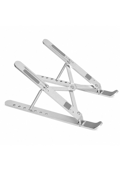 Alüminyum Katlanabilir Laptop Standı Ayarlanabilir Dizüstü Bilgisayar Yükseltici Ergonomik Notebook Standı Kaymaz Taşınabilir