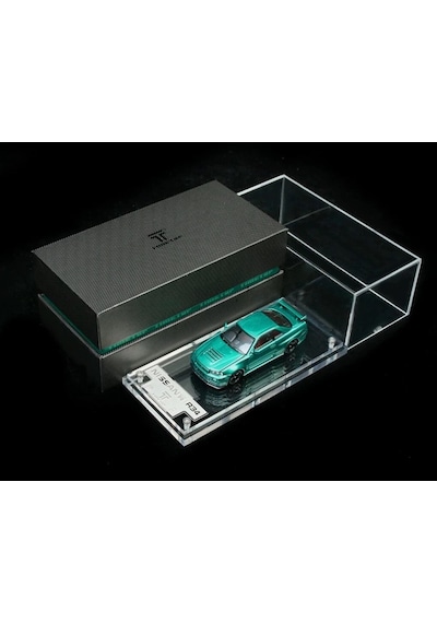 Timetop 1/64 Green Carbon Nissan R34 Karbon Yeşil Pleksi Limitli