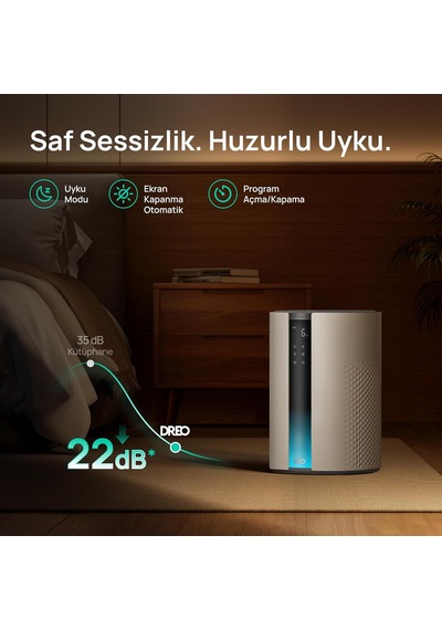 337s Akıllı Hava Temizleyici, Hepa Filtre, Pm2.5 Sensör, Led Ekran