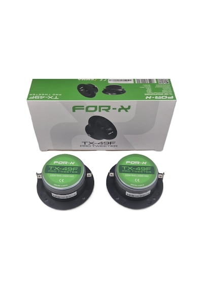 For-x Dome Tweeter 10cm - Pro 200w 100 Rms Tiz - For-x Tx-49f 10cm Dome Tweeter
