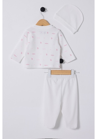 U.S. Polo Assn. U.s. Polo Assn Kız Bebek Beyaz Takım Beyaz