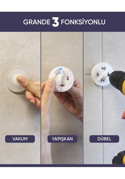 Okyanus Home Grande Kağıt Havluluk 3 Fonksiyonlu - Ister Vakumla. Çok Renkli