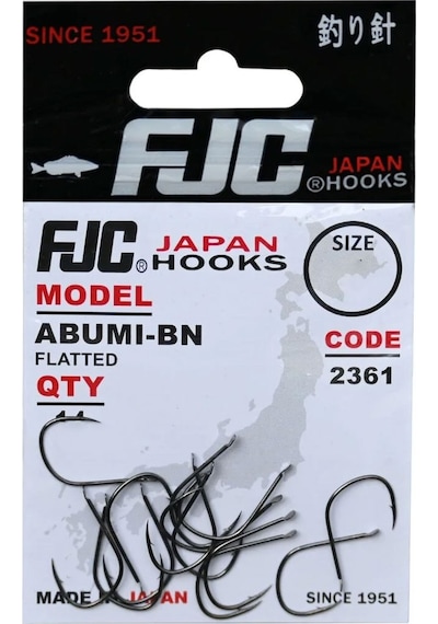 Fjc Fjc2361 Abumi Black Nickel Tekli Olta İğnesi 8 No - 17 Adet 8 No - 17 Adet