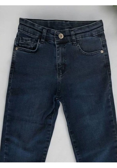Çikoby Erkek Çocuk Esnek Kot Pantolon-14956 Lacivert