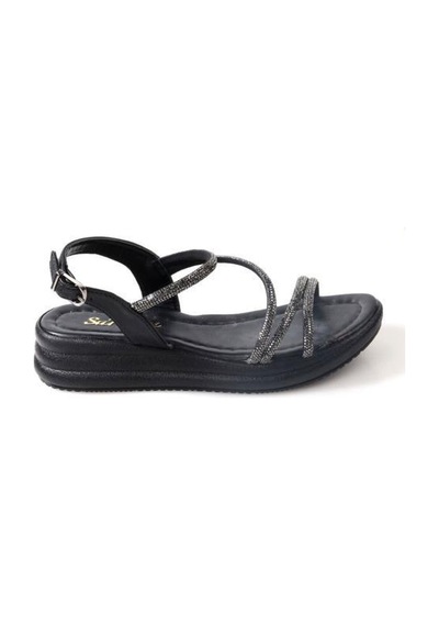 Papuçcity Sprs 02824 Kadın Günlük Taşlı Sandalet 001