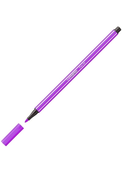 Stabilo 68/58 Keçe Uçlu Boya Kalemi 1 MM 10'lu Lila