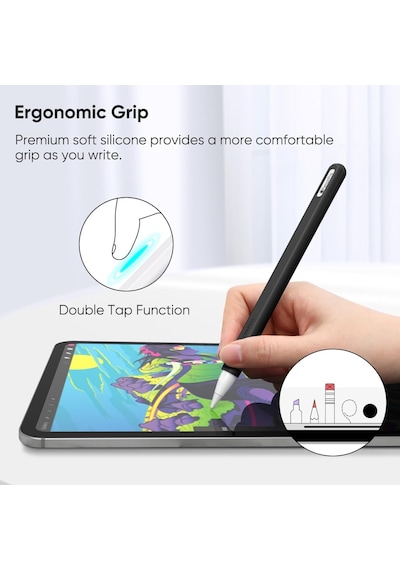 Pencil Pro & Pencil 2. Nesil İçin Uyumlu Koruyucu Esnek Silikon Kılıf Kalem Değildir