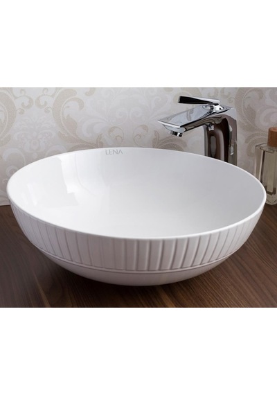 Eva Banyo Lena E-4617 Tezgah Üstü Porselen Lavabo