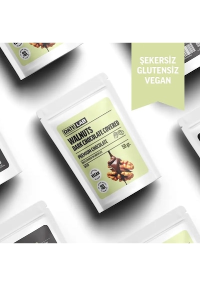 Hurmalab Şekersiz Çikolata Kaplı Ceviz 50g 50 G