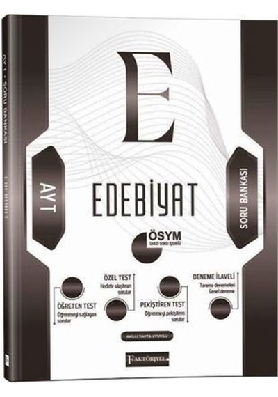 AYT Edebiyat Soru Bankası -  Faktöriyel Yayınları