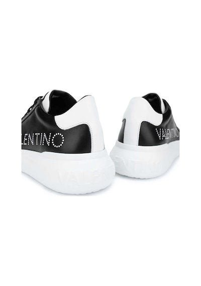 Mario Valentino Unisex Hakiki Deri Siyah Sneakers & Spor Ayakkabı 1040 95b2302 Ayk Y24 Black/whıte Beyaz - Siyah
