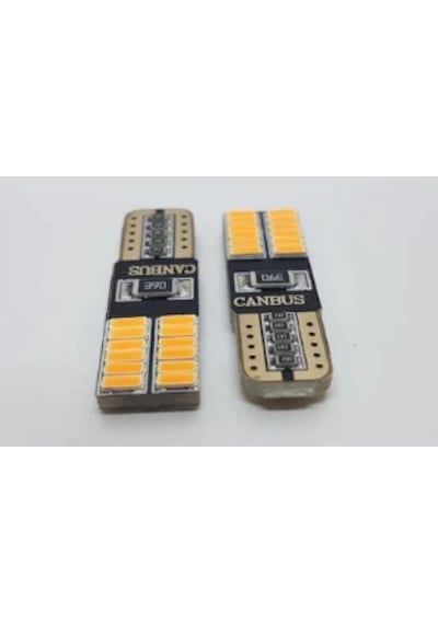 Turuncu T10 Samsung Chip Led 48 Ledli Park Ampülü