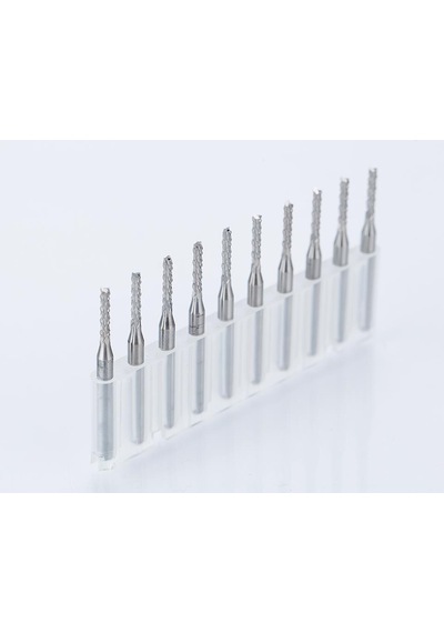 Tungsten Karbür Pcb Kesme Cnc Freze Ahşap Işleme 1.8Mm 10 Adet