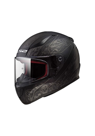 Ls2 Rapıd Crypt Mat Siyah Full Face Motosiklet Kaskı