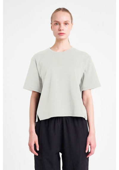 Lescon Kadın Kısa Kollu T-shirt 25n-2145 Beyaz