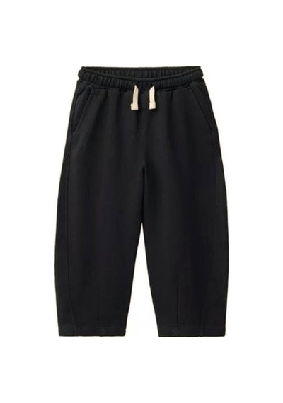Poala Kids Siyah Barrel Jogger Pantolon