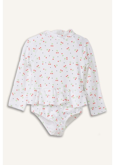 Defacto Çiçekli Mayo Kız Bebek G8681a526hser105