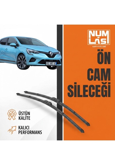 Renault Clio 5 Ön Cam Silecek Takımı Numlas-a Kalite-nm0416