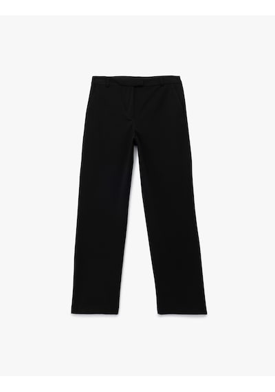 Koton Slim Fit Cep Detaylı Cigarette Kumaş Pantolon Siyah 7wak40019pw