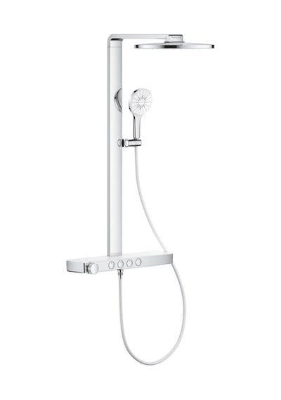 Grohe Rainshower Aqua Pure Duvara Monte Termostatlı Duş Sistemi - 1009640000 Gümüş