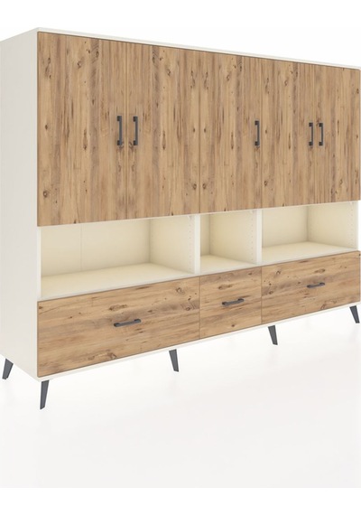 Hyperion Dolap 12 Raflı 3 Çekmeceli 5 Kapaklı 220x44x163 Aytaşı-ç Aytaşı-çam Hyperion Dolap 12 Raflı 3 Çekmeceli 5 Kapaklı 220x44x163 Aytaşı-ç Aytaşı-çam
