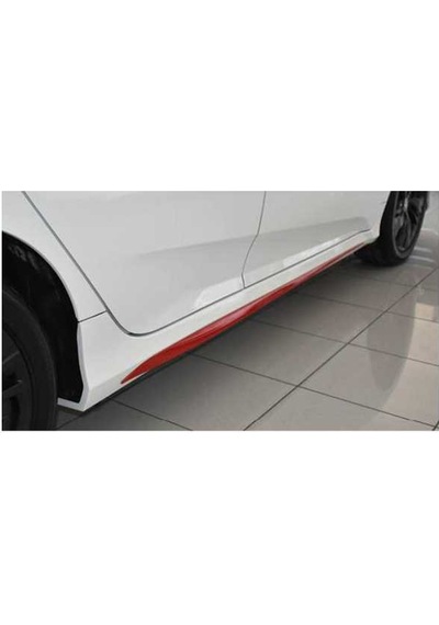 Honda Civic Fc5 2016-2021 Marşpiyel Çıtası Kırmızı