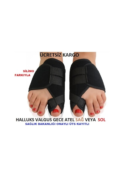 Halluks Valgus Gece Ateli  Ayak Başparmak Standart