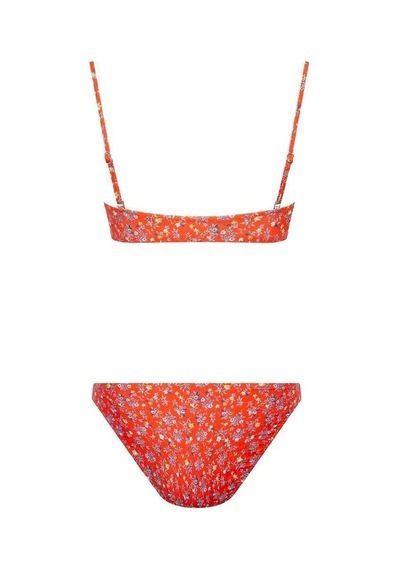 U.S. Polo Assn. Kadın Turuncu Bikini Takım Turuncu