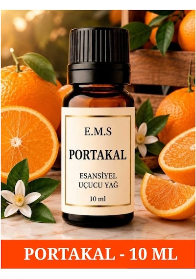 Portakal Esansiyel Uçucu Yağ Buhurdanlık Yağı Difüzör Esansı Oda Kokusu Esansı Mum Esansı 10 Ml.
