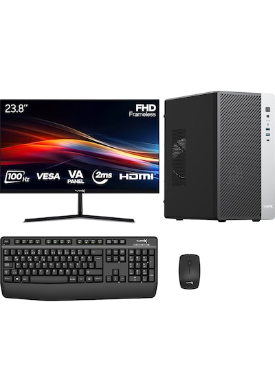 Turbox TX9241 i3-6100 16 GB 256 GB SSD 23.8" Free Dos Masaüstü Bilgisayar