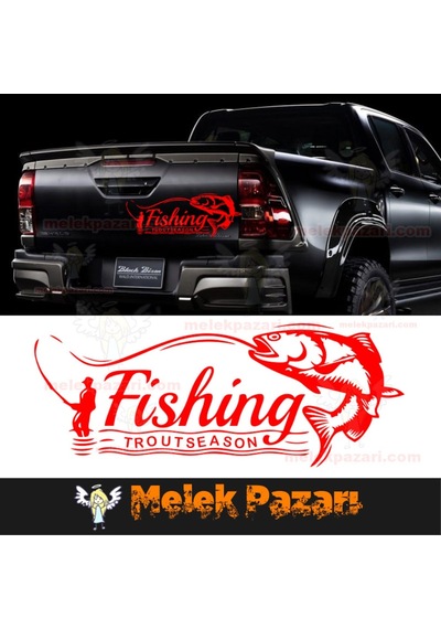 Alabalık Mevsimi, Balık Avı,Avcılık Oto Sticker