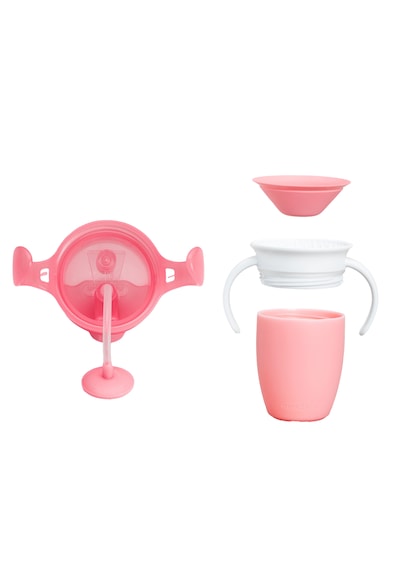Munchkin Tıklama Kilitli Uçlu Alıştırma Bardağı 6ay+,207ml,pembe Pembe