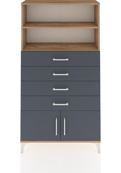 Arges Dolap 2 Raflı 4 Çekmeceli 2 Kapaklı 88x30x163 Çam-antrasit Atlas Çam Arges Dolap 2 Raflı 4 Çekmeceli 2 Kapaklı 88x30x163 Çam-antrasit Atlas Çam