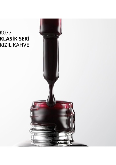 Kalıcı Oje K077, Kızıl Kahve, 10 Ml Diğer
