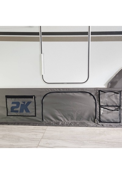 2k Ripstop 5m Cepli Karavan Eteği + Teker Kılıf Seti