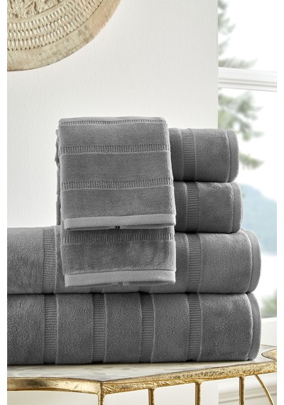 Özdilek Sadem Organik Stripe Mutfak Ve Kurulama Havlusu 30x50 Cm Gri