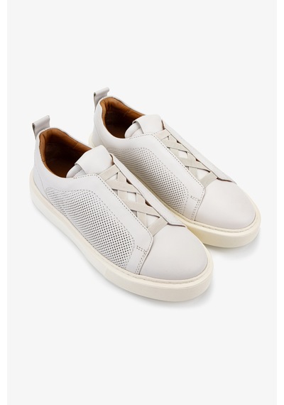 Valmenti Erkek Hakiki Deri Kırık Beyaz Sneakers & Spor Ayakkabı 1093 1302 Erk Ayk Y26 Off Whıte