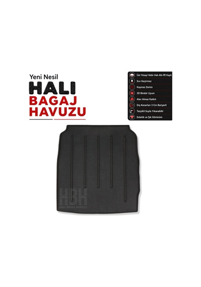 Bmw 5 Sedan Halı Bagaj Havuzu F10 2010-2017 Arası
