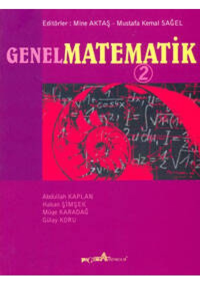 Pegem Akademi Yayıncılık - Genel Matematik 2