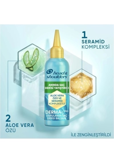 Anında Yatıştırıcı Durulanan Saç Derisi Balsamı, Aloe Vera Ve Seramid