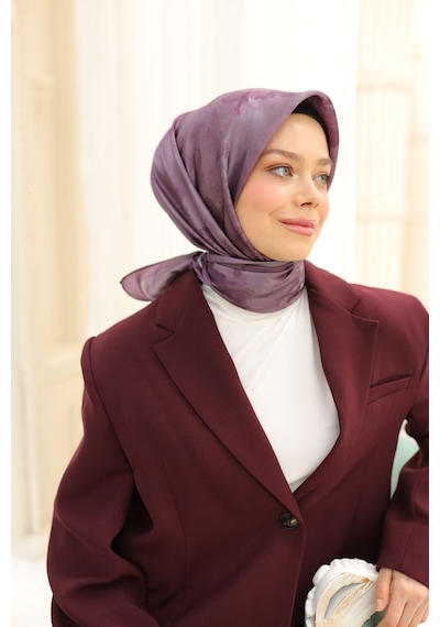 Silk Home Shiny Eşarp 75002-66 Mürdüm, Eflatun