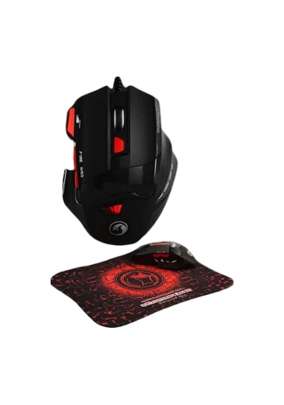 Işıklı Mouse Ve Mousepad Seti Ergonomik Tasarım Ve Rgb Aydınlatma