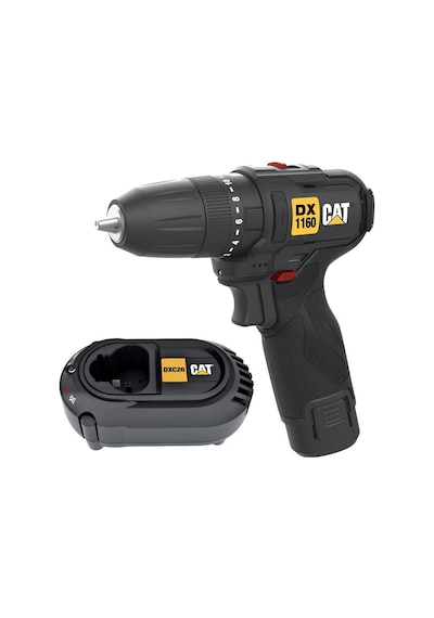 Cat Dx1160.1 12volt/2.0ah Li-ion Tek Akülü Kömürsüz Profesyonel Şarjlı Darbeli Matkap