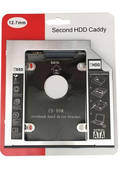 Hdd Caddy 12.7Mm 2.5" Sata 2Nd Hdd Caddy